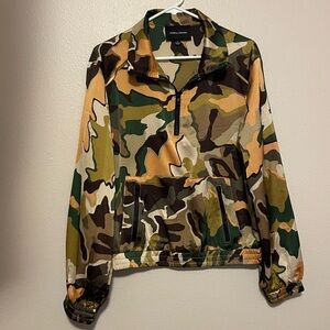 Camouflage Pullover Jacket